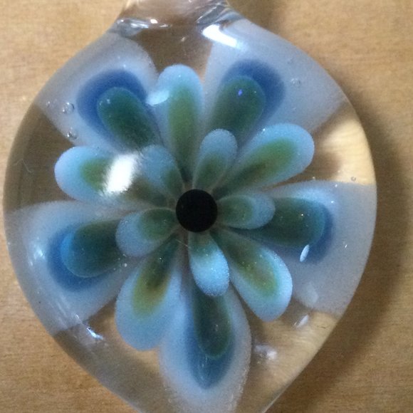 Glass Necklace Pendant,lot of 7 - Picture 5 of 7